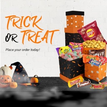 Treats without the tricks! 🎃👻 Our Halloween Tower is stacked with spooky surprises, delicious delights, and festive fun. Give us a call at 416-782-3232 to grab your stacked treats in time for Halloween! 🦇🍂 

#nutcrackersweet #nutcrackersweetgiftbaskets #giftbasketstoronto #giftideas #gift #happyhalloween #halloween #trickortreat #candy #sweet #giftbasket