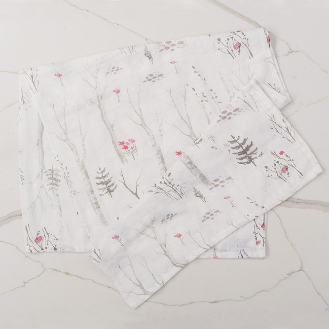 100% cotton muslin swaddle