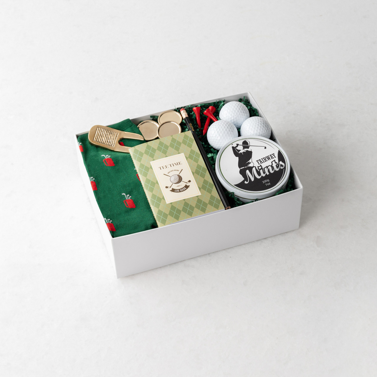 golf themed gift box